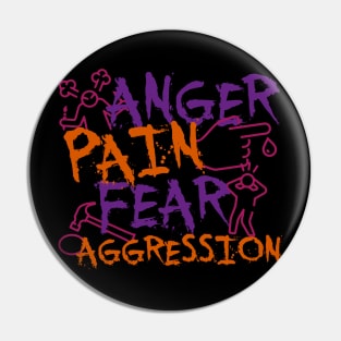 Anger Pain, Fear & Aggression Pin