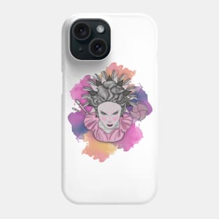 Fairy artist and watercolors Phone Case