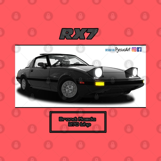 Mazda RX7 FB Black by PjesusArt