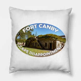 Fort Canby Cape Disappointment Washington Pillow