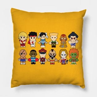 Street Fighter Team Chibi Pillow