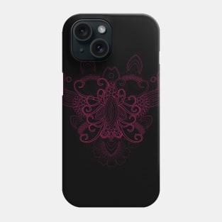 Abstract Doodle Flower Phone Case