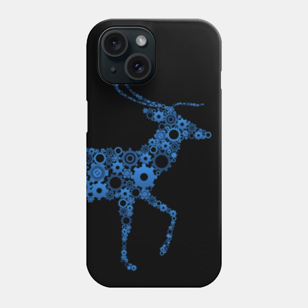 DEER MADE OF GEARS Phone Case by RENAN1989