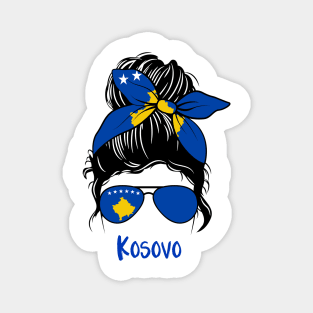Kosovo girl, Kosovo Flag, Kosovo gift heritage,  Kosovar girlfriend,  Kosovan Magnet