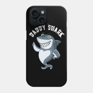 Men's daddy Shark Official T-shirt funny t-shirt and gift father day t-shirt Phone Case