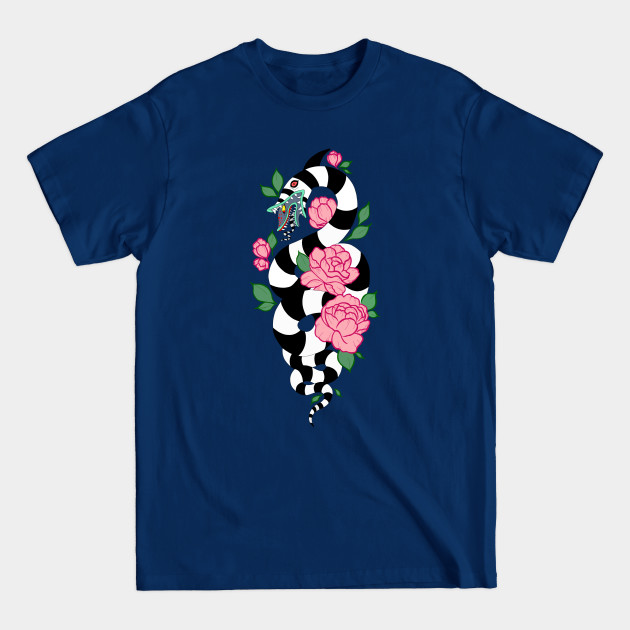 Beetlejuice Sandworm Floral - Beetlejuice - T-Shirt