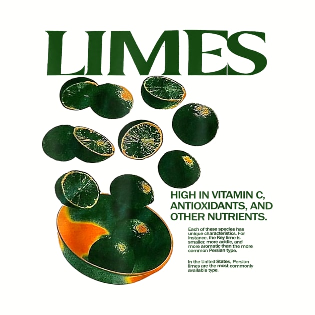 Limes Funny High In Vitamin C Antioxidants by MiaGamer Gear