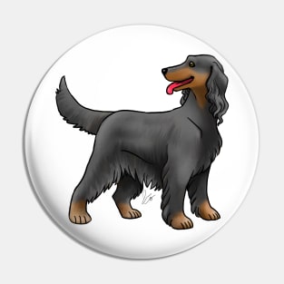 Dog - Irish Setter - Black and Tan Pin