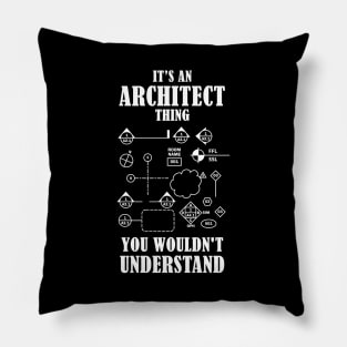 It's an Architect Thing - White Pillow