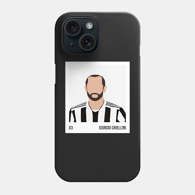 Giorgio Chiellini Minimalistic Camera Film Phone Case by GotchaFace