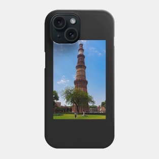 Qutub Minar from outside. Phone Case