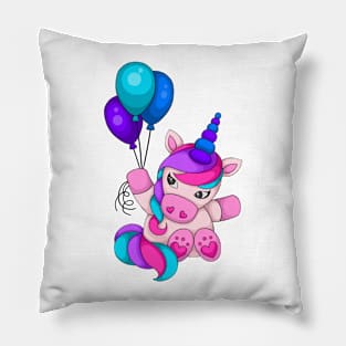 Unicorn and balloons Pillow