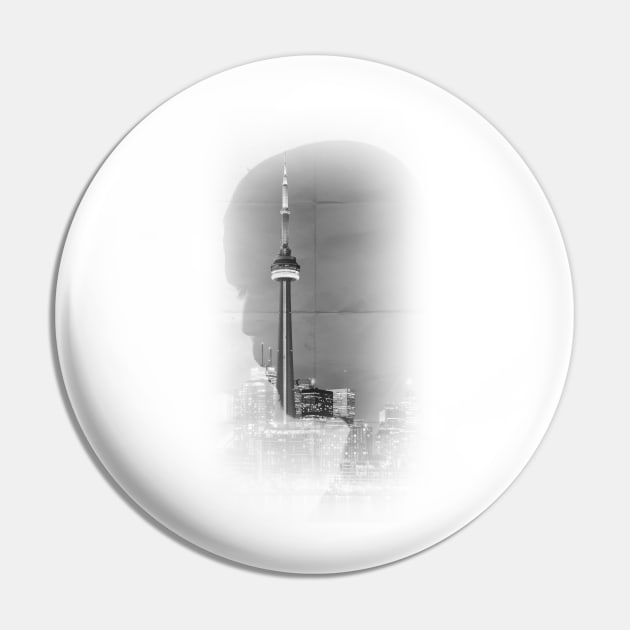 Drake Toronto Views Design Pin by JRoseGraphics