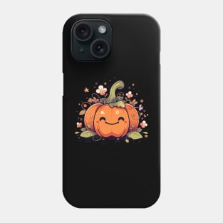 Kawaii Pumpkin Anime Cottagecore Men Kids Women Halloween Phone Case