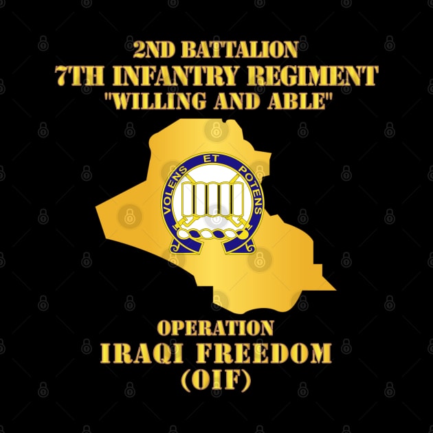 2nd Bn 7th Infantry Regt - OIF w Map by twix123844