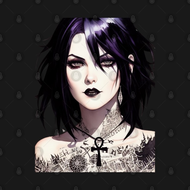 Inked Death - Sandman Death by ForbiddenGeek