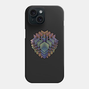 3-D Fractal Cube Phone Case