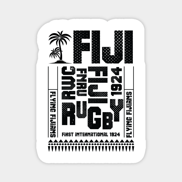 FNRU Fiji Rugby Union Flying Fijians Fan Memorabilia Magnet by CGD