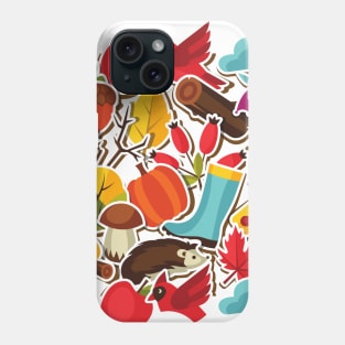 One Of A Kind Fall Autumn Pattern Phone Case