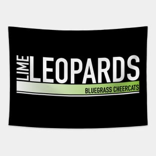 Lime Leopards - Athletic Style Tapestry