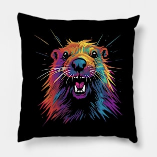 Nutria Smiling Pillow