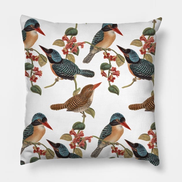 Birds Pillow by JequiPrint