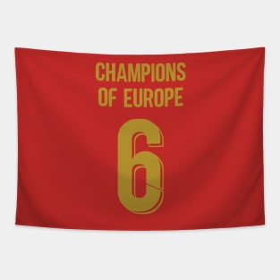 champions of Europe Tapestry