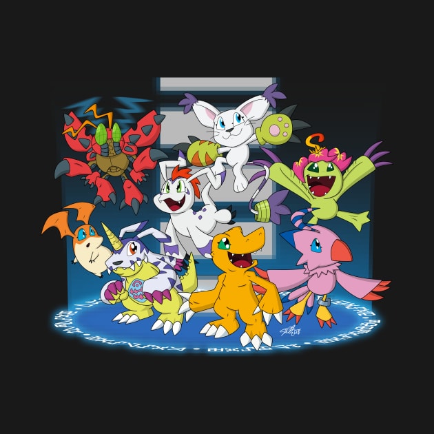 Digimon Adventure by soldominotees