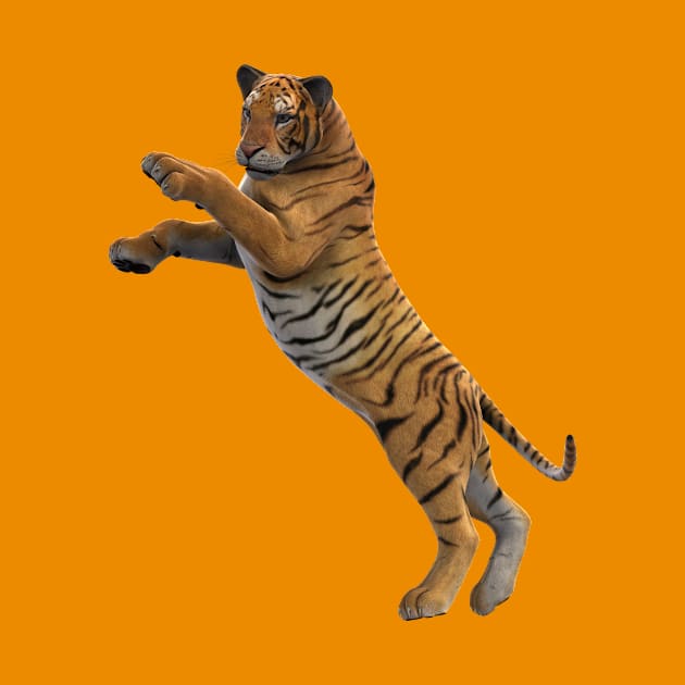 Leaping Tiger by freestyle_T33S