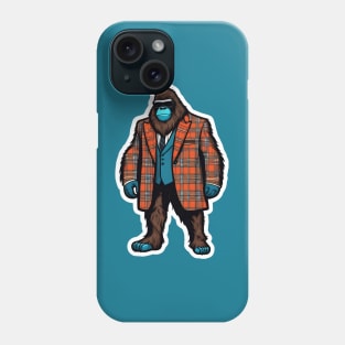 Bigfoot Wearing Plaid. Phone Case