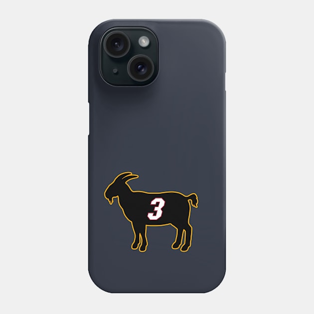 Dwyane Wade Miami Goat Qiangy Phone Case by qiangdade