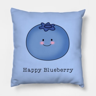 Happy Blueberry Pillow