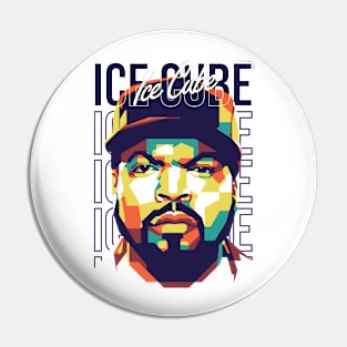 Ice Cube: Iconic Rapper WPAP Style Pin