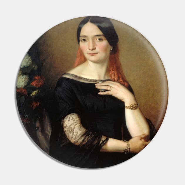 Portrait Presume de Melle Mars by Ary Scheffer Pin by Classic Art Stall