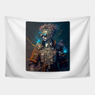 Steampunk Coder - V1 - A fusion of old and new technology Tapestry