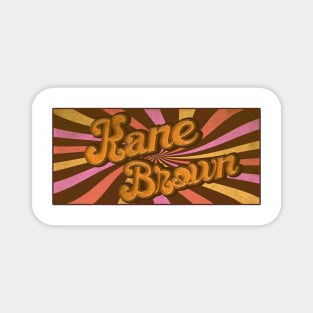 Groovy and Retro Kane Brown Magnet