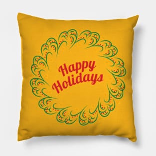 Happy Holiday Pillow