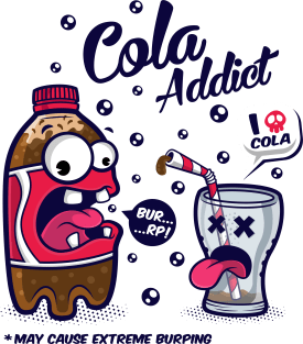 Red Cola Addic Magnet