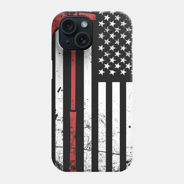 Viking Axe & American Flag Phone Case by MeatMan