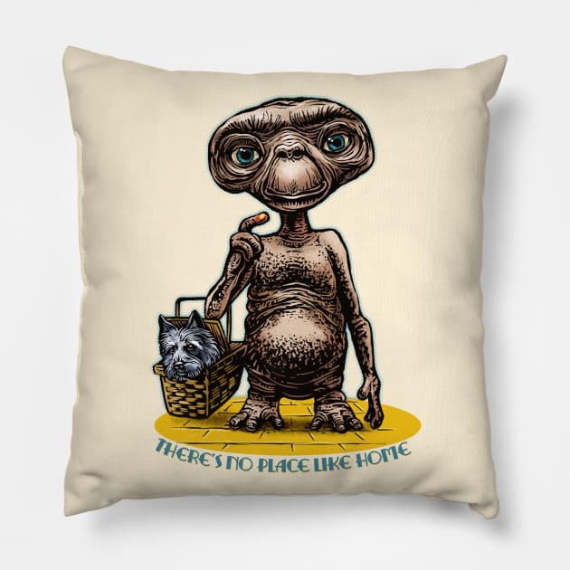 No Place Like Home Pillow by ChetArt