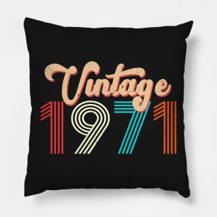 Vintage 1971 Pillow