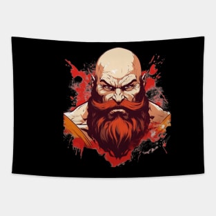 Zangief from Street Fighter Design Tapestry