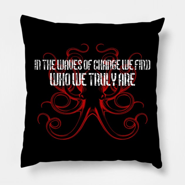 Octopus Shading Art Pillow by Behemoth