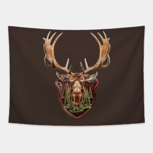 Moose Head Trophy Tapestry