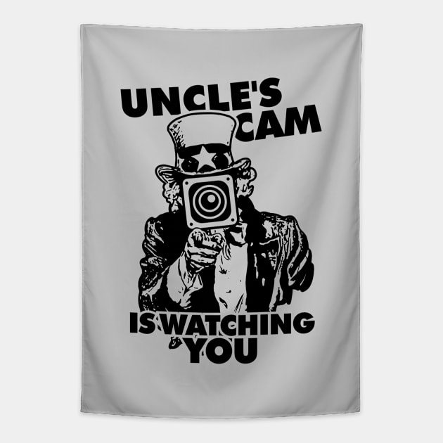 Uncle's Cam is Watching You Tapestry by sifis