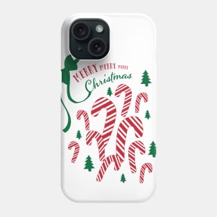 Candy Cane Merry Christmas! Phone Case