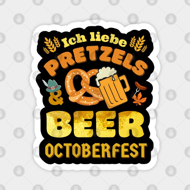 Pretzels & Beer Octoberfest Magnet by stressless