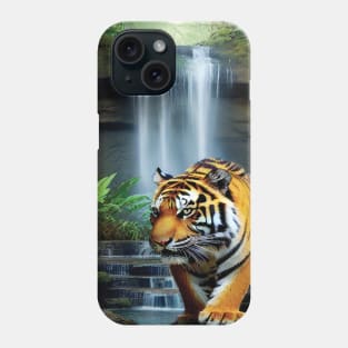 Tiger in jungle Phone Case