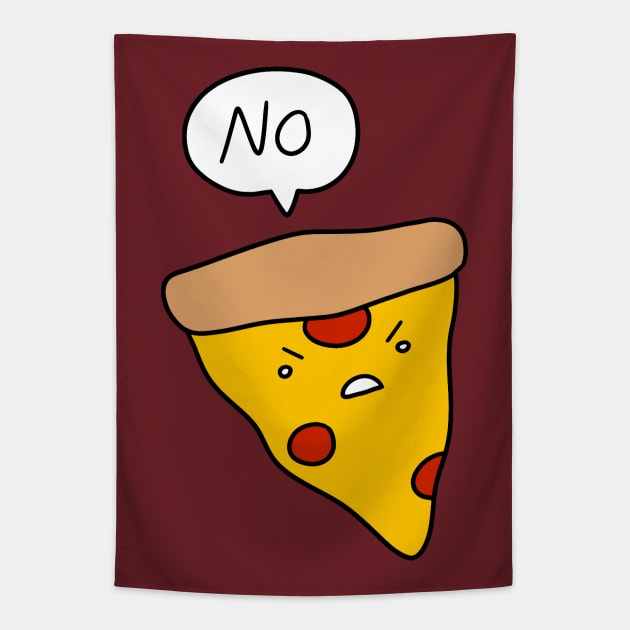 No Pizza Tapestry by saradaboru