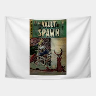 Dave Sim's The Vault of Spawn (distressed) Tapestry